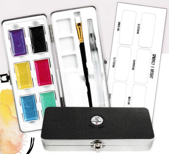 Studio Light Art by Marlene Paint, Metallic W/Tray meissa print