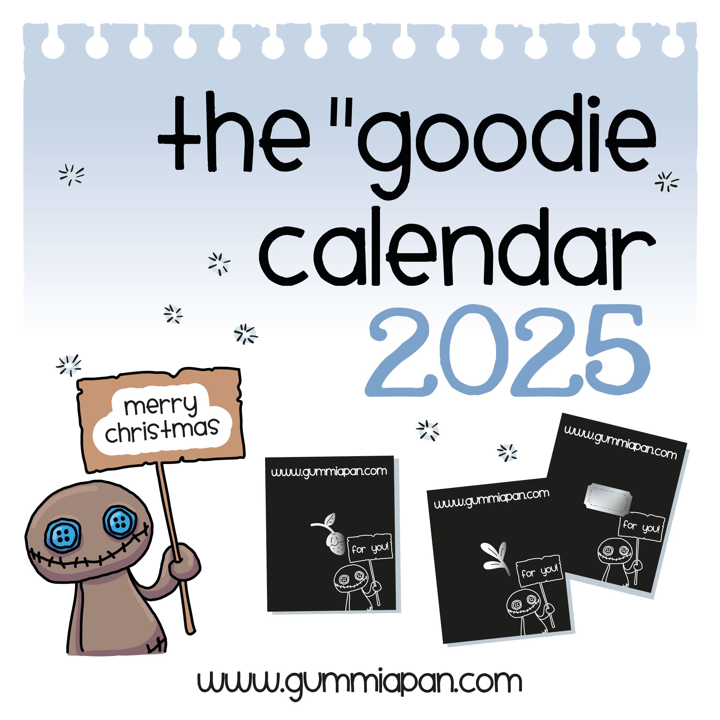 Gummiapan: "The Goodie Calendar 2025