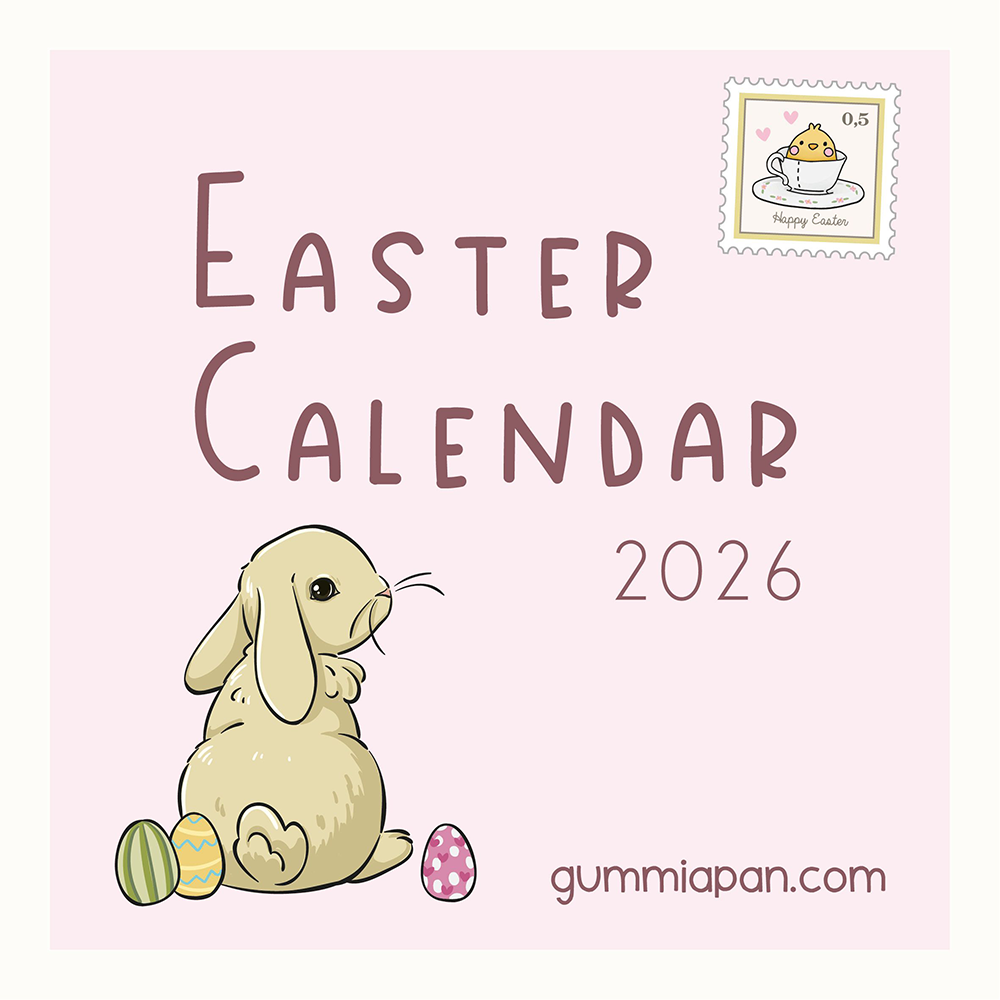 Gummiapan - Easter Calendar 2026