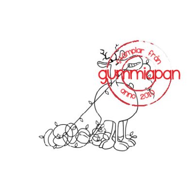 Gummiapan - Fairylights Reindeer Die and Stamp Set